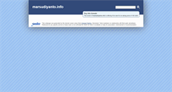 Desktop Screenshot of marsudiyanto.info